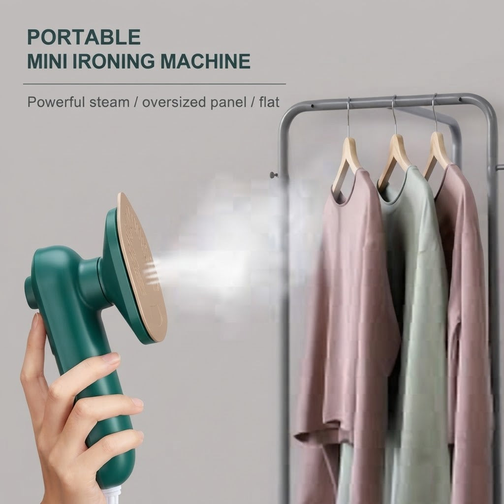 Mini Electric Portable Iron Wet Dry Travel Garment Steamer | HHC Marketplace: Where Vendors Shine Together: Biggest Dropshipping platform in Pakistan