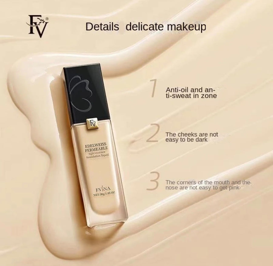 1 PCs FV Edelweiss Permeable Light Essence Foundation Liquid *korean*